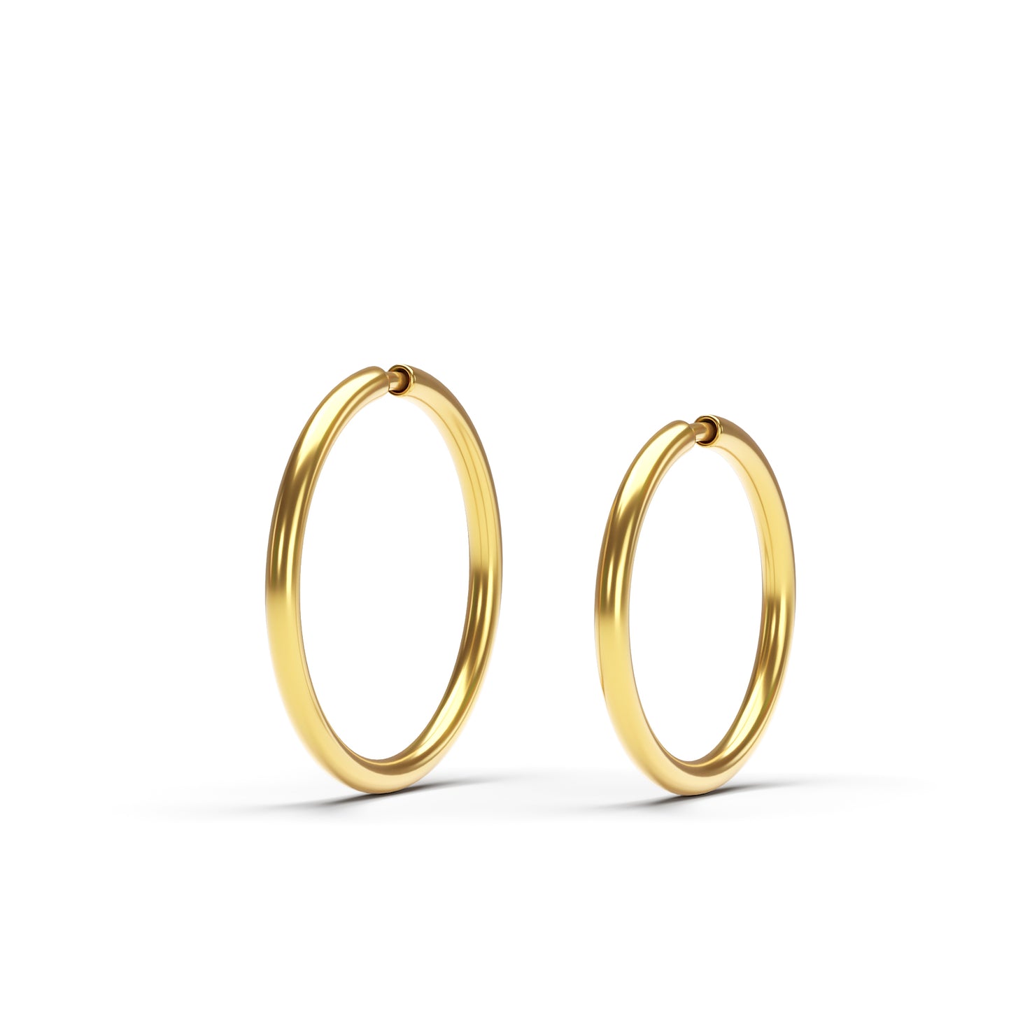 Solid Gold Basic Seamless Hoop