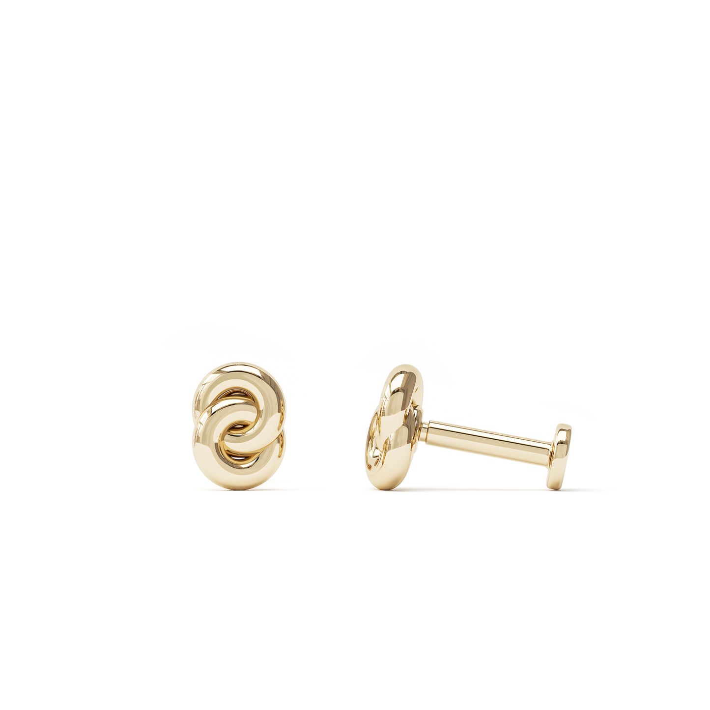 14K Gold Infinity Knot Stud