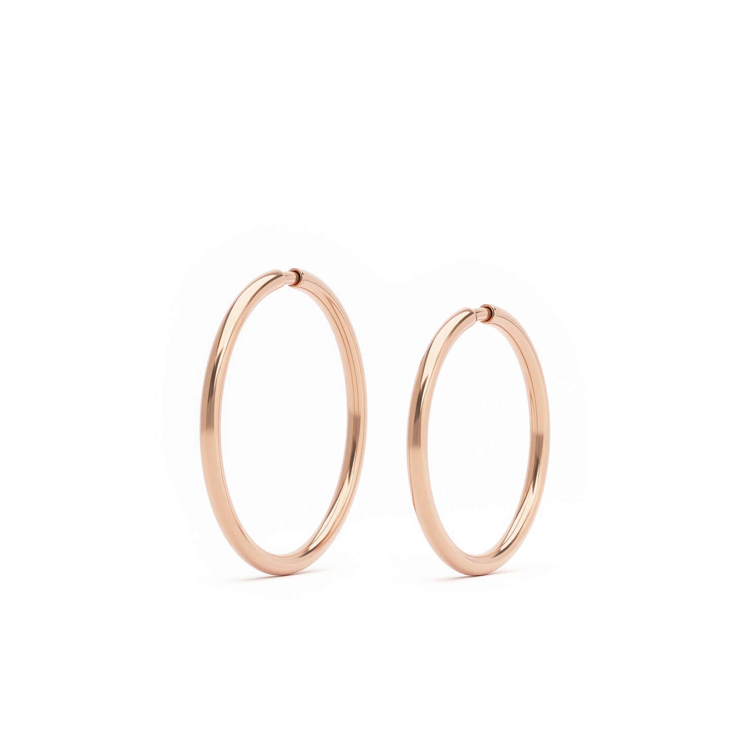Solid Gold Basic Seamless Hoop