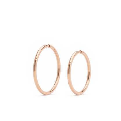 Solid Gold Basic Seamless Hoop