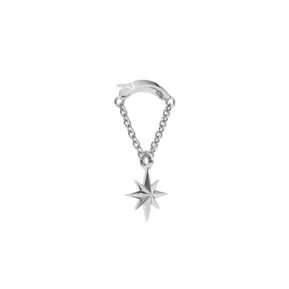 14K Gold Starburst Chain Threadless End