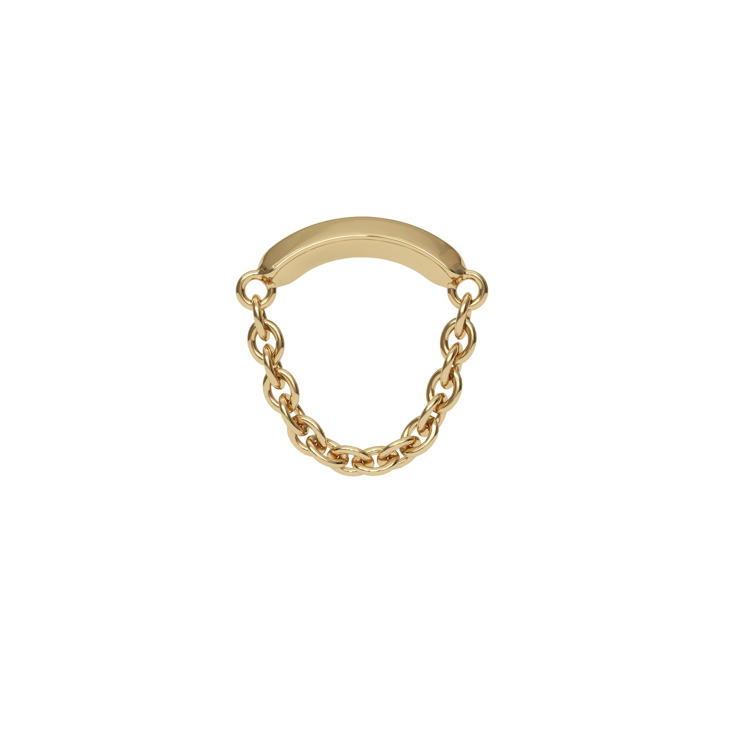 14K Gold Chain Threadless End