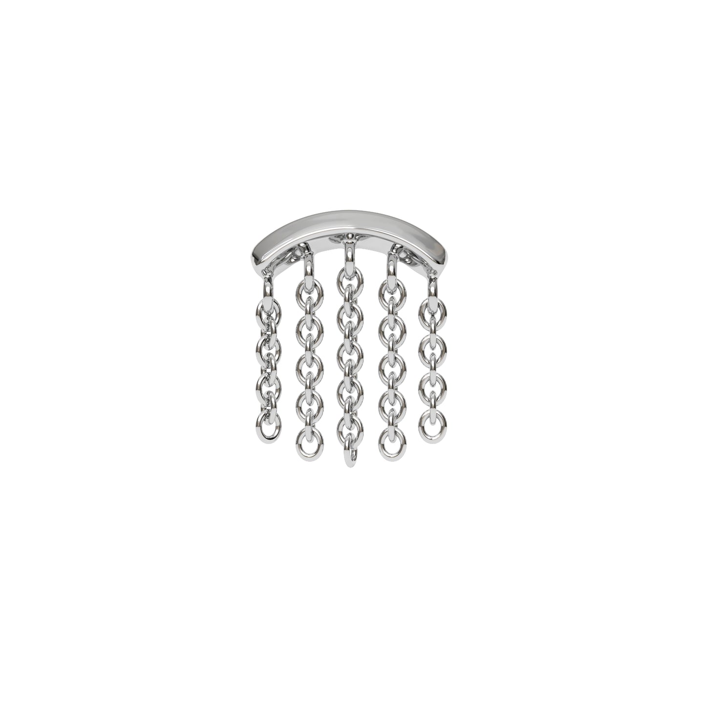 14K Gold Chandelier Chain Threadless End
