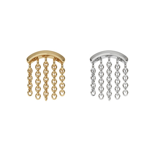14K Gold Chandelier Chain Threadless End